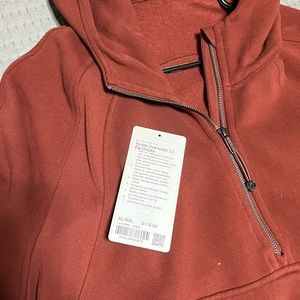 Lululemon Scuba oversized half zip crop jacket